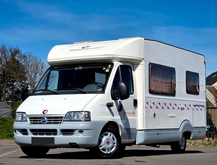 Fiat Trigano‼️67000km‼️Prêt à immatriculé ‼️Lit Français‼️‼️, Caravanes & Camping, Camping-cars, Particulier, jusqu'à 4, Semi-intégral