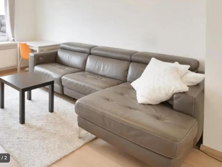 Salon, Maison & Meubles, Canapés | Coins salons complets, Comme neuf, Cuir, Enlèvement