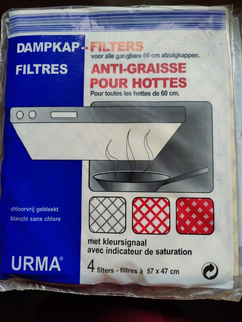 Dampkap - filters, Ophalen