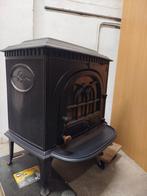 Noorse Houtkachel Jotul F8TD antraciet rookafvoer achter 8kW, Huis en Inrichting, Kachels, Gebruikt, Houtkachel, Ophalen of Verzenden