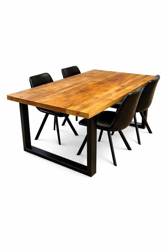 Houten Eettafel, Maison & Meubles, Tables | Tables à manger, Utilisé, 50 à 100 cm, 100 à 150 cm, Cinq personnes ou plus, Rectangulaire