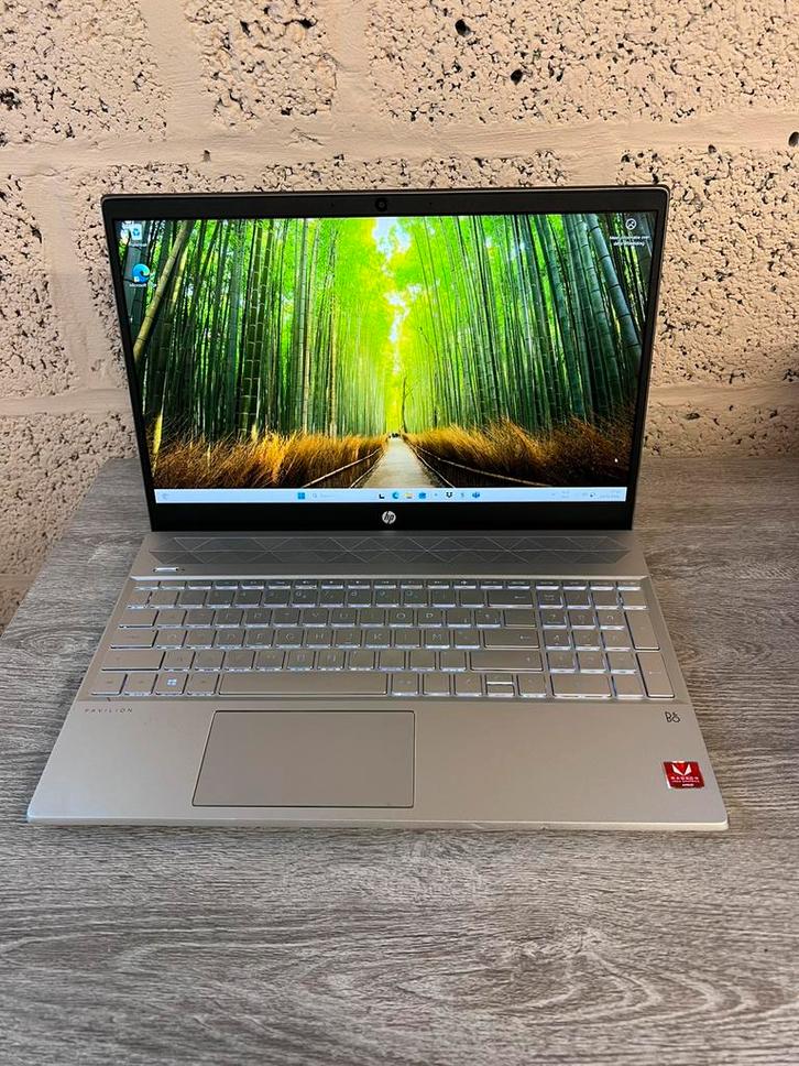 HP Pavilion, Computers en Software, Windows Laptops, Zo goed als nieuw, 15 inch, SSD, 2 tot 3 Ghz, 8 GB, Azerty, Met videokaart