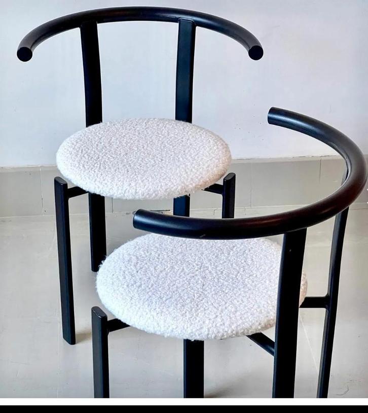 4 stoelen, Huis en Inrichting, Stoelen, Zwart, Ophalen