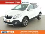 Opel Mokka 1.4 Turbo Innovation ecoFlex 4x4 (bj 2014), Auto's, Euro 5, Gebruikt, Wit, Leder