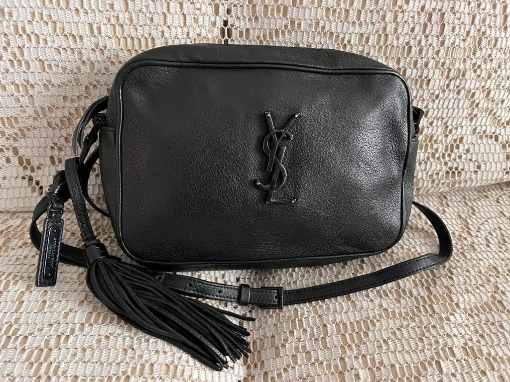 Sac YVES SAINT LAURENT modèle Lou Camera, Enlèvement ou Envoi, Comme neuf, Noir, Cuir