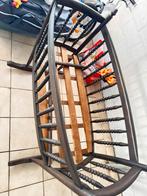 Berceau à bascule ancien en bois – Avec matelas, Enfants & Bébés, Enlèvement, Utilisé, Berceau