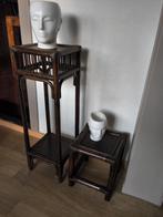 Prachtige plantenstaanders rotan  JAREN 80 !!!, Ophalen