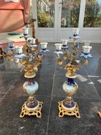 Set van 2 klassieke porseleinen kandelaars – 5-armig, Ophalen