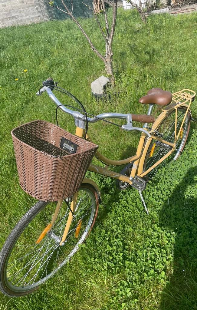 Vélo de ville moutarde style hollandais, Vélos & Vélomoteurs, Enlèvement, Comme neuf, Autres marques