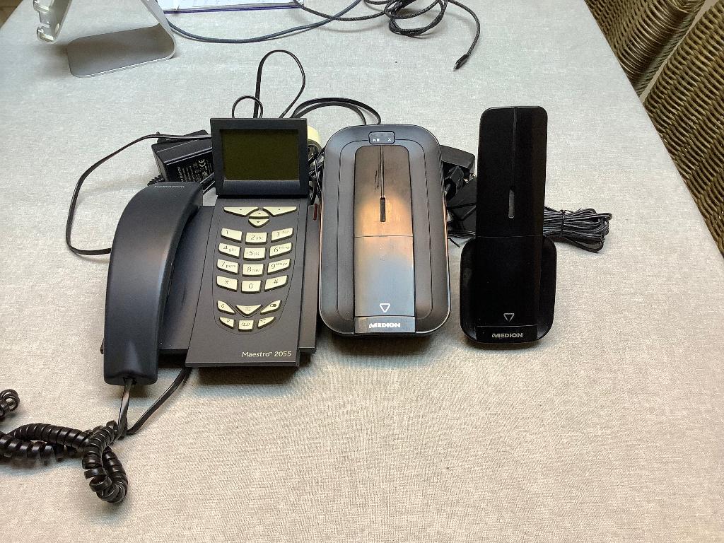 Medion draagbare telefoonset, Audio, Tv en Foto, Ophalen, Gebruikt