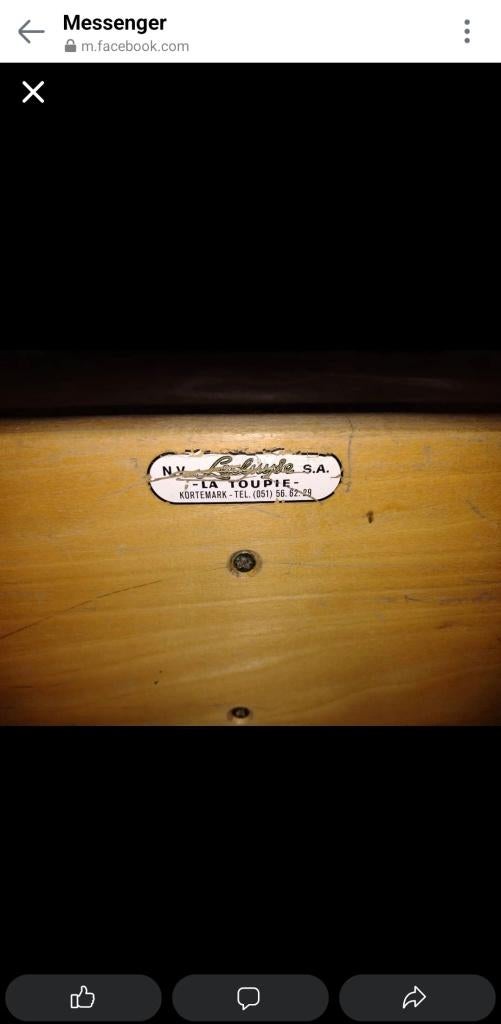 Lessenaar LA TOUPIE, Ophalen, Gebruikt, 120 cm, Hout