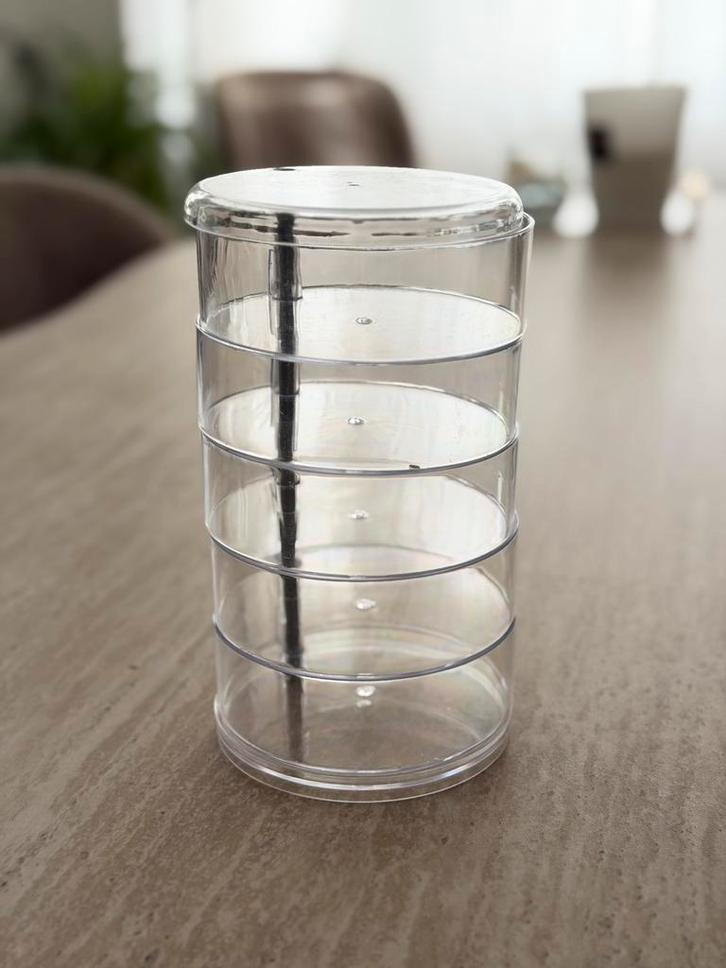 Boîte rangement à compartiment plexi transparent, Bijoux, Sacs & Beauté, Boîtes de maquillage & Beauty case, Comme neuf, Rigide