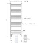 BELRAD HANDDOEKDROGER, Ophalen, Radiator, Nieuw, 60 tot 150 cm