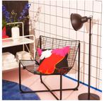 2x metalen stoel Skalboda Ikea zwart, Huis en Inrichting, Ophalen, Zo goed als nieuw, Zwart