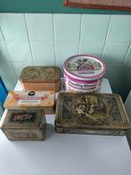 5X Goede Blikken Dozen AFHALING LEES BESCHRIJVING, Verzamelen, Ophalen, Gebruikt, Overige, Overige merken