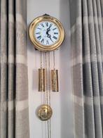 Wandklok met slinger en gewichten., Enlèvement, Utilisé, Analogique, Horloge murale