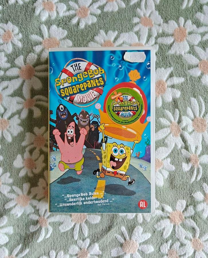 VHS - The Spongebob Squarepants Movie - Nickelodeon - €3, CD & DVD, VHS | Film, Utilisé, En néerlandais, Tous les âges, Enlèvement