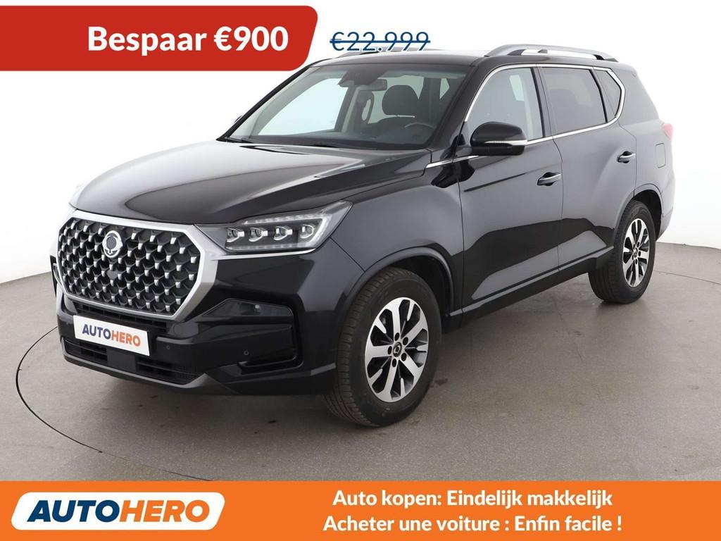 SsangYong Rexton 2.2 e-Xdi Crystal 4x4 (bj 2021, automaat), Auto's, Automaat, Gebruikt, Startonderbreker, Diesel