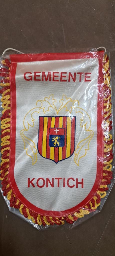 Vlaggetje / wimpel gemeente Kontich - België, Diversen, Vlaggen en Wimpels, Ophalen of Verzenden, Nieuw