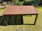Stevige houten tuintafel – perfect voor in de tuin, Tuin en Terras, Tuintafels, Ophalen, Zo goed als nieuw, Teakhout
