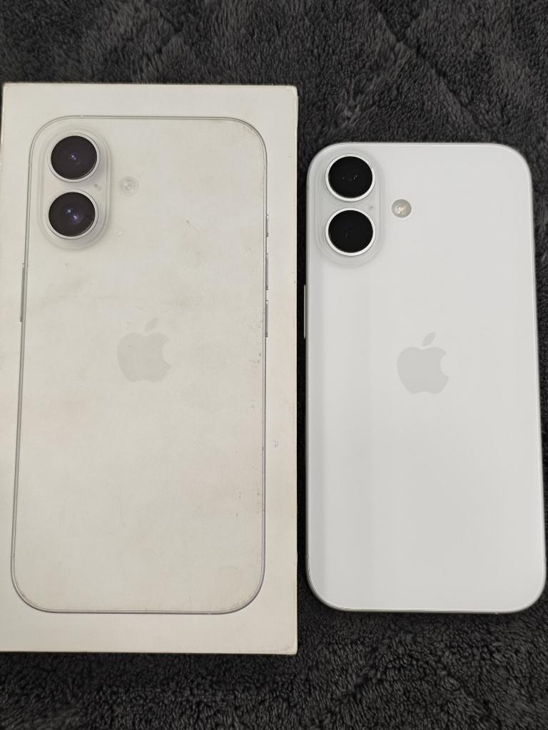 apple iPhone 16 128 GB WIT Nieuwstaat garantie, Télécoms, Téléphonie mobile | Accessoires & Pièces, Enlèvement, Comme neuf, Apple iPhone