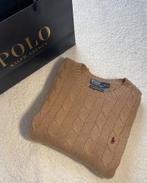 Ralph Lauren cable knit trui - Vintage - Beige - Large, Maat 52/54 (L), Beige, Ralph Lauren, Ophalen of Verzenden