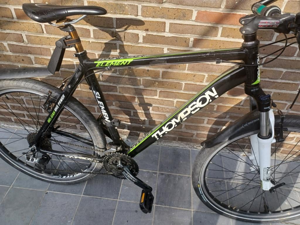 Thompson mtb met shimano versnellingen en voorvering, Vélos & Vélomoteurs, Vélos | VTT & Mountainbikes, Utilisé, Hommes, Autres marques