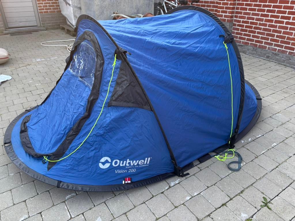 2 seconds tent in nieuwstaat, Caravanes & Camping, Tentes, Comme neuf, Enlèvement