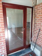 Porte extérieur en bois et en bonne état, Bricolage & Construction, 75 à 150 cm, Enlèvement, Vitre comprise, Bois