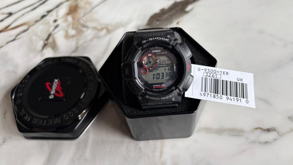 Casio G-shock 9300-1ER, Montre-bracelet, Casio, Enlèvement ou Envoi, Utilisé
