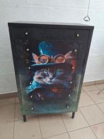 Steampunk ladekast, Ophalen, Gebruikt