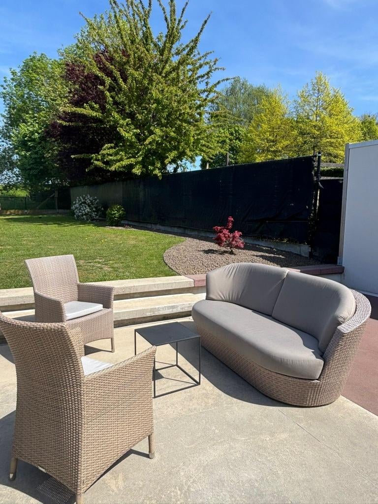 Stijlvolle loungeset, Ophalen, 4 zitplaatsen, Gebruikt, Loungeset