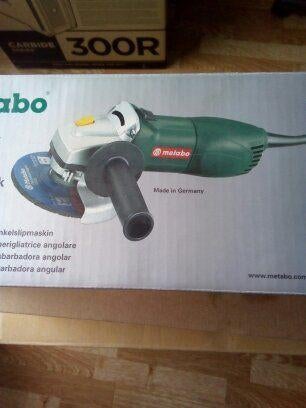 Metabo haakse slijpmolen 125mm, Doe-het-zelf en Bouw, Ophalen of Verzenden, Zo goed als nieuw, 700 tot 1000 watt, Haakse handslijpmachine