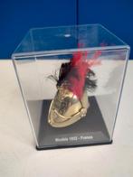 Miniatuur brandweerhelm in plexi doosje, Envoi