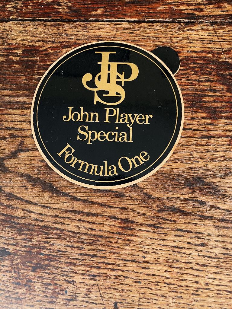 Autocollant John Player Special Formula One ( Lotus, 1972/73, Envoi, Utilisé, ForTwo