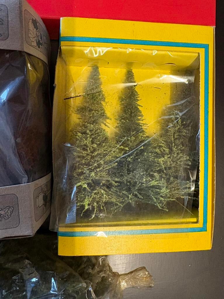 DECORS HO ARBRES SAPINS VINTAGE NEUFS EN BOITE ORIGINALE, Enlèvement ou Envoi, Comme neuf, Nature, Märklin