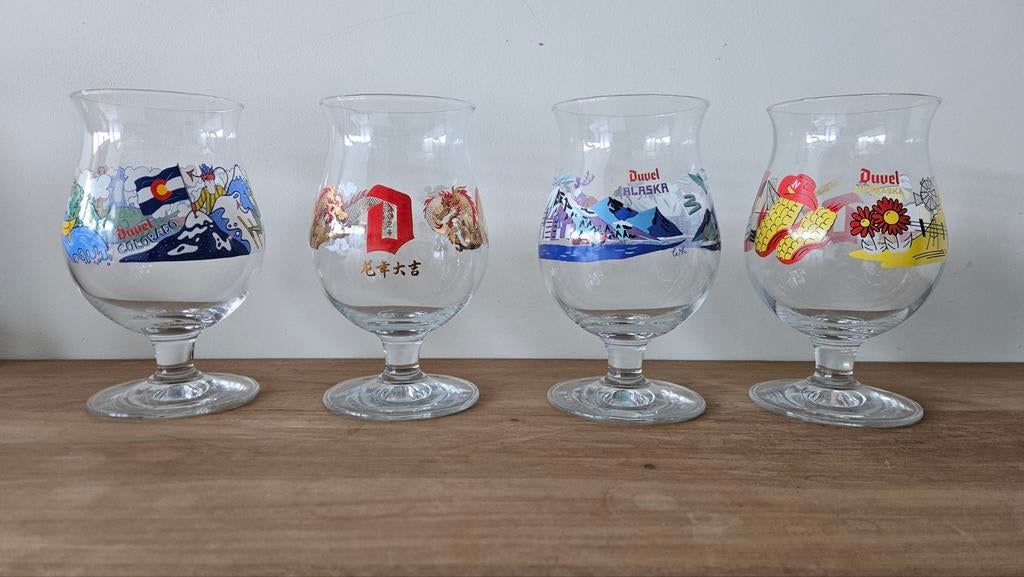 4 Duvel glazen, Verzamelen, Ophalen