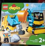 Duplo 10931 truck & graafmachine, Ophalen, Zo goed als nieuw, Complete set, Duplo