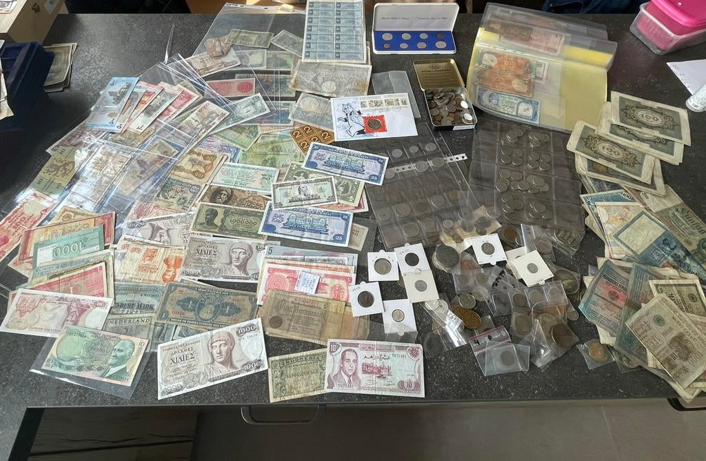 Grote verzameling biljetten en munten!, Ophalen of Verzenden, Munten