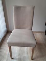 Eetkamerstoelen beige, Autres couleurs, Comme neuf, Enlèvement, Quatre