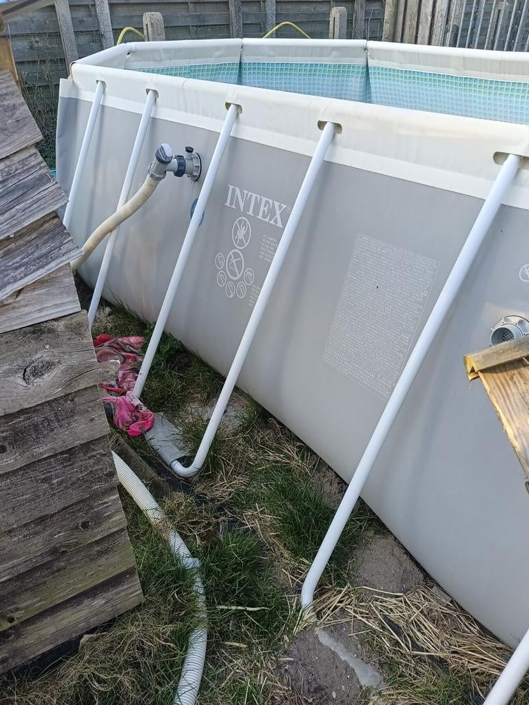 Zwembad compleet met pomp , warmtepomp, Ophalen