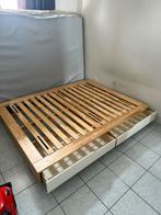 Lit double IKEA Mandal 160x200, Enlèvement, Utilisé