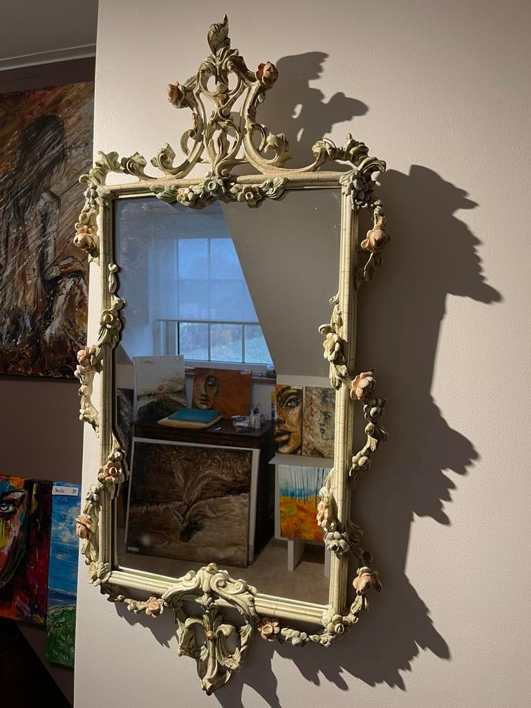 Miroir baroque Orly, Antiquités & Art, Antiquités | Miroirs, Rectangulaire, Enlèvement