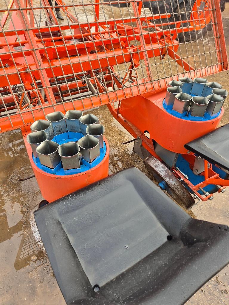 Lauwers plantmachine 2 rijen, Ophalen, Vollegrondsgroente, Zaaien, Planten of Poten