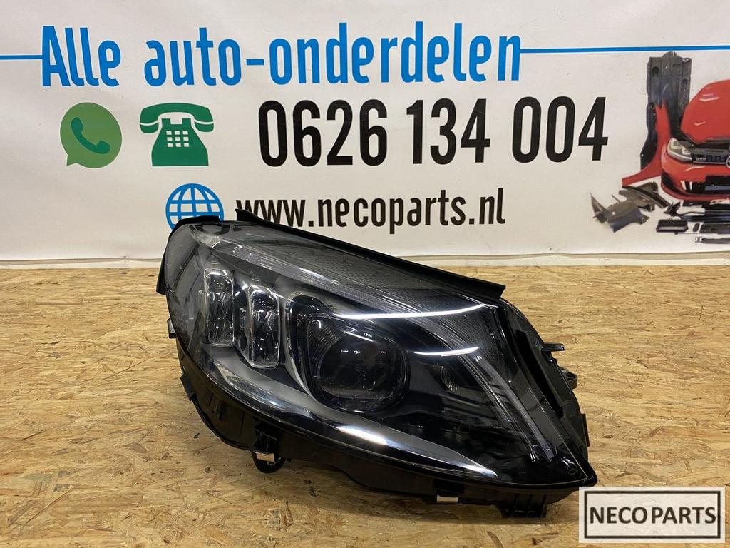 C KLASSE W205 MULTIBEAM VOL LED KOPLAMP RECHTS A2059061606, Gebruikt, -, Ophalen of Verzenden, -