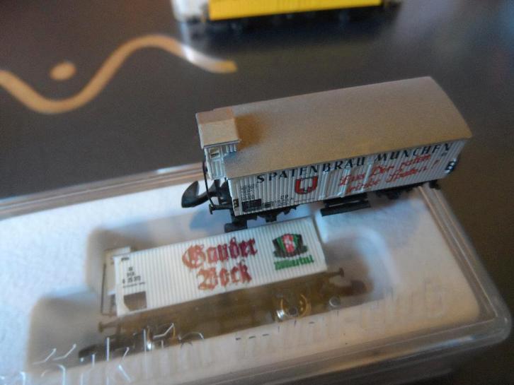MARKLIN Mini club Z - DEUX wagons, dont UN en boite..., Hobby & Loisirs créatifs, Trains miniatures | HO, Comme neuf, Wagon, Märklin