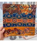 Panneau en bois aborigène Valdo Australia ancien + signature, Enlèvement ou Envoi