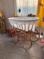 Antieke houten wieg, Ophalen