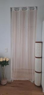 Set van 2 transparante witte gordijnen, Ophalen, 100 tot 150 cm, 200 cm of meer, Wit