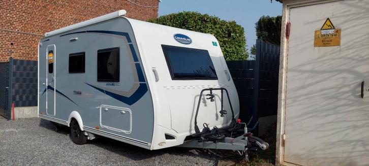 Caravane caravelair 430 titanium, Caravanes & Camping, Caravanes, Particulier, jusqu'à 4, 1000 - 1250 kg, Caravelair, Lit transversal